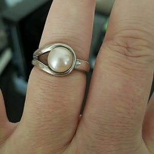 🎁HOST PICK GENUINE PINK PEARL IN 925 RING🎁