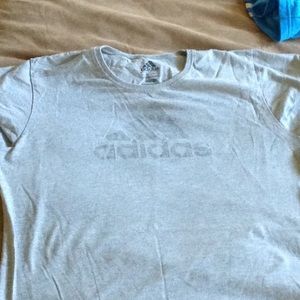 Adidas grey t-shirt -womans fit