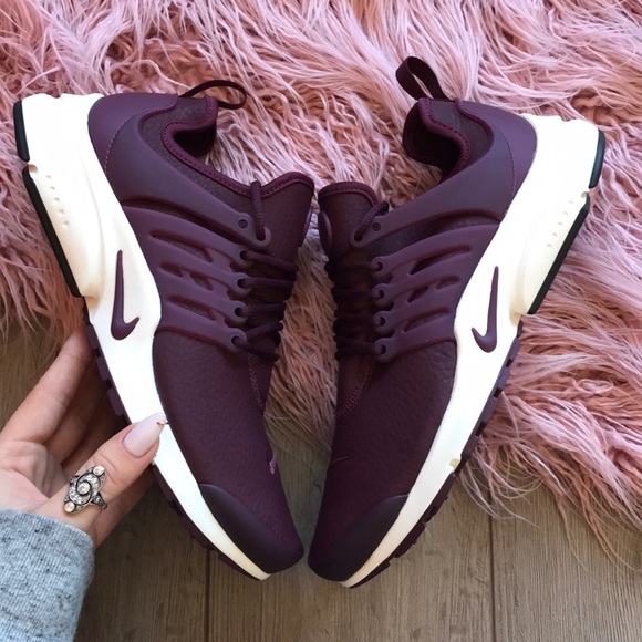 ❄️HP❄️NWT Nike Air Presto Premium maroon 🥀 - Picture 4 of 8