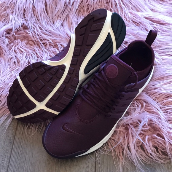 ❄️HP❄️NWT Nike Air Presto Premium maroon 🥀 - Picture 6 of 8