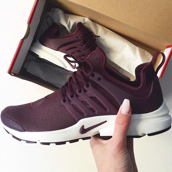 ❄️HP❄️NWT Nike Air Presto Premium maroon 🥀 - Picture 8 of 8