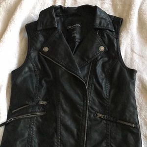 Faux leather Vest