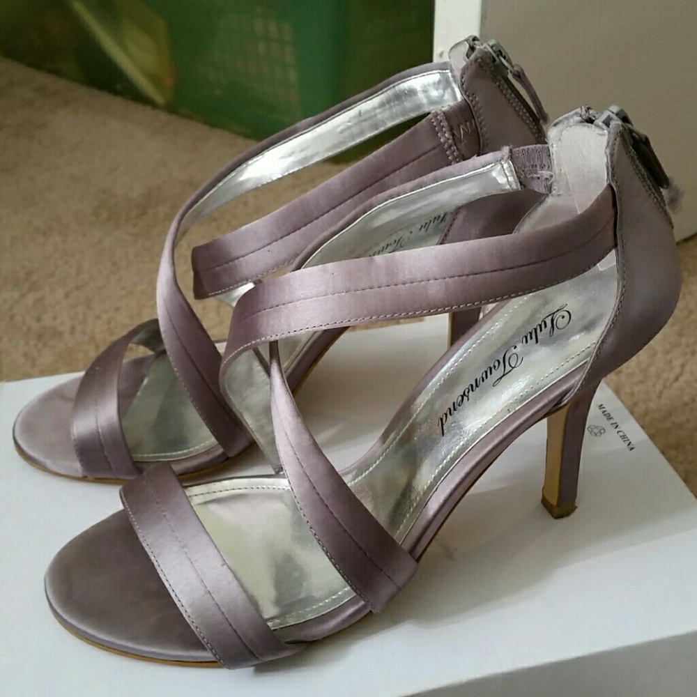 Fancy silver evening dress shoes!