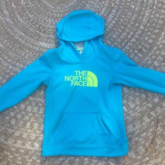 The North Face Tops - THE NORTH FACE💚💙blue and green hoodie