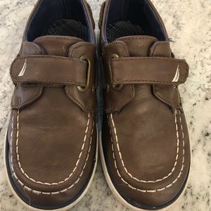 Little Boy’s Nautica Leather Slip ons