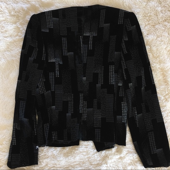 Lillie Rubin • rare vintage crystal holiday blazer - Picture 8 of 8