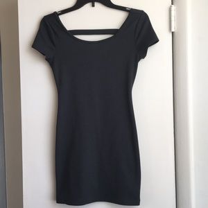 Short tight black dress