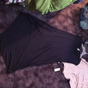 Flow like dress navy blue with pockets