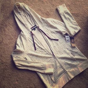 NWT Vans Grey Zebra Print Jacket Skater Punk