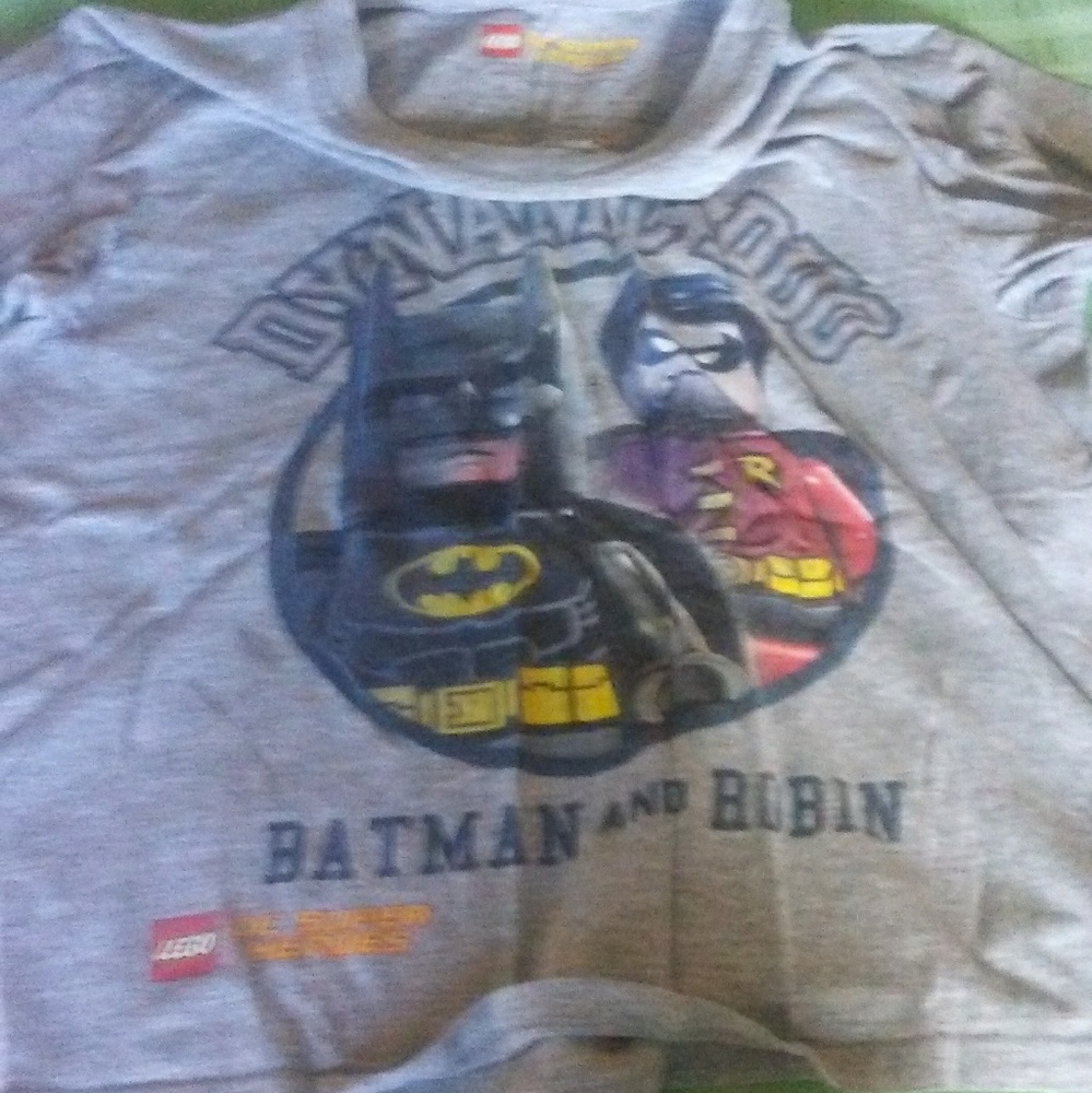 Boy Batman and Robin shirt.  Gently used