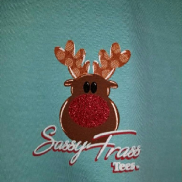 Sassy Frass Rudolph Believe T-Shirt - Picture 2 of 2