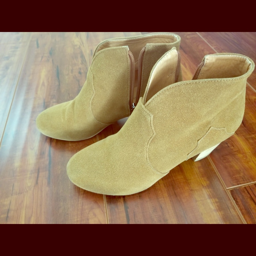 Swede ankle boots - great in condition