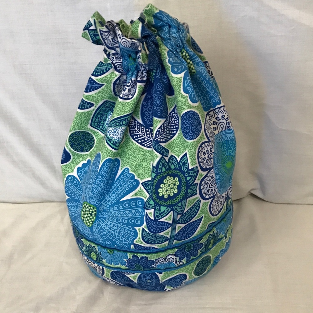 EUC Vera Bradley Doodle Daisy Ditty Bag
