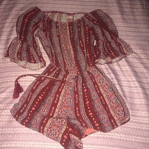 Hollister off the shoulder romper