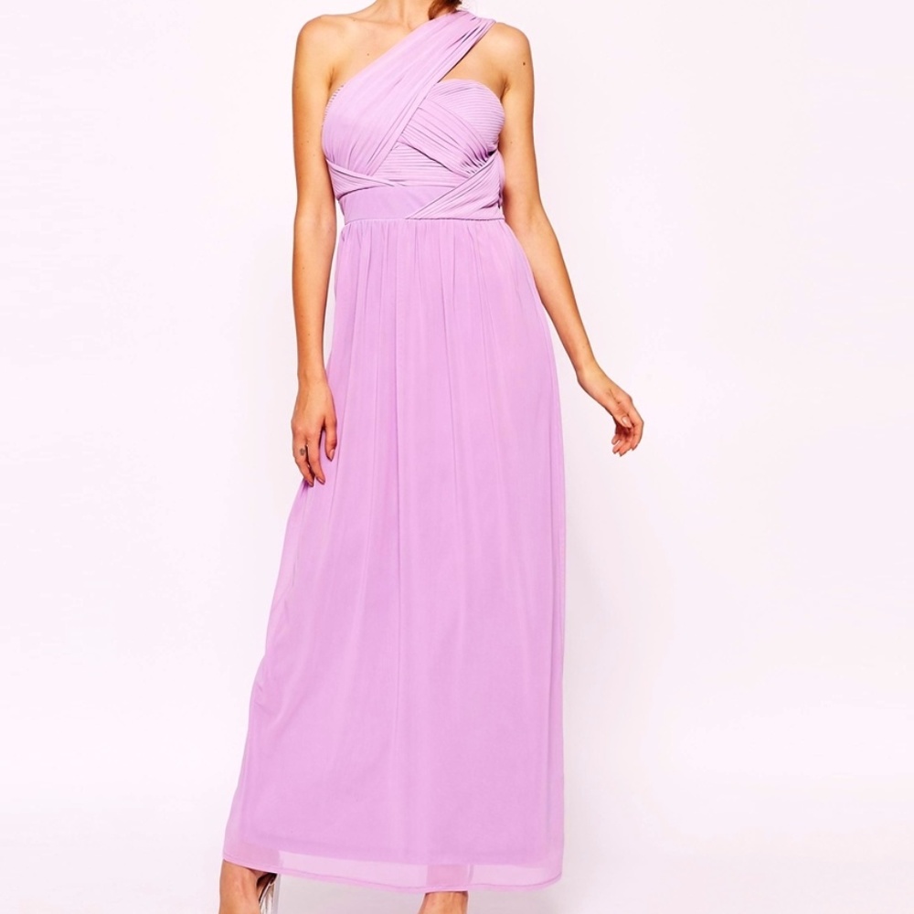 NWT TFNC One Shoulder Maxi Dress Sz 4/6