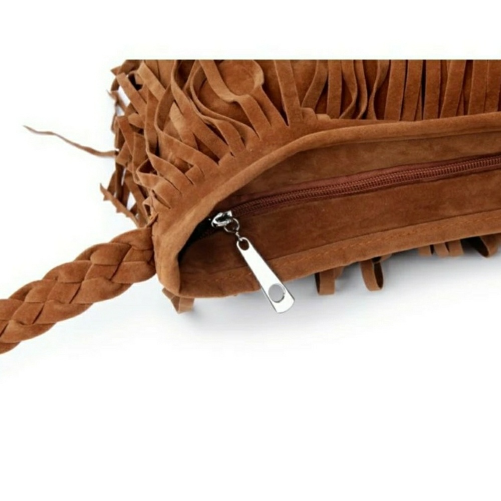 BOGO Vegan Suede Bag Ginger - Picture 3 of 6