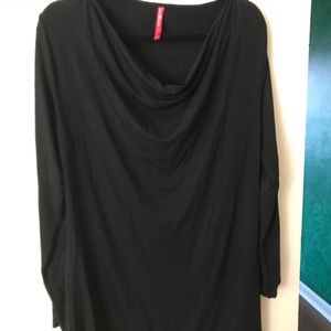 Ruby Ribbon Manhattan Drape Neck Tunic