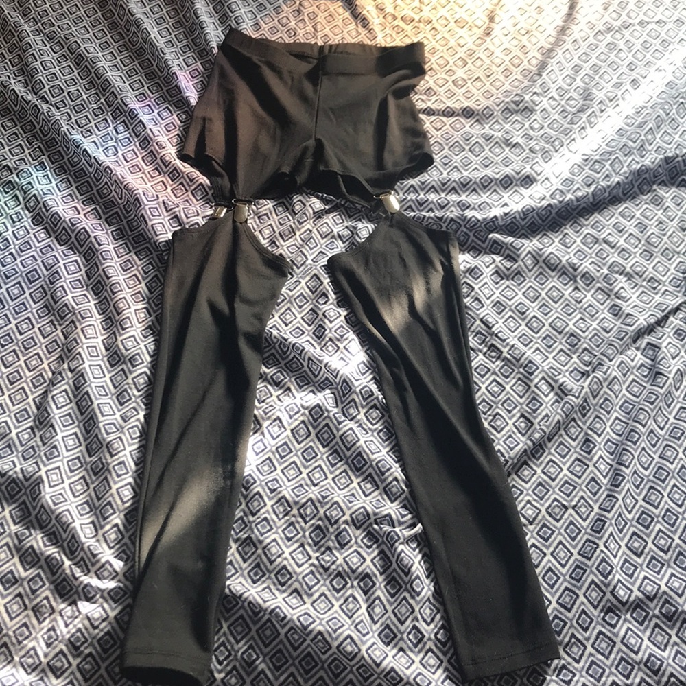 Nasty Gal suspender leggings