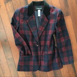 Blazer w/ Velvet Collar