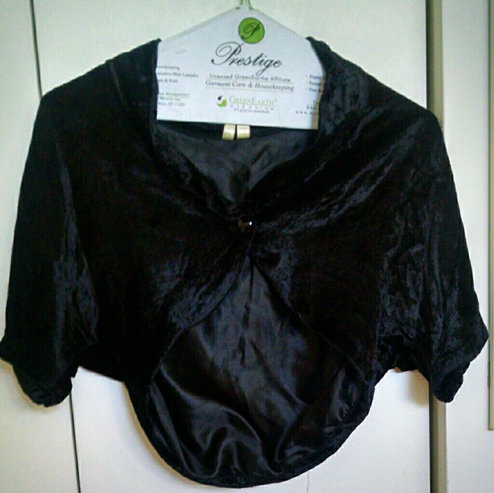 Black Velvet Bolero