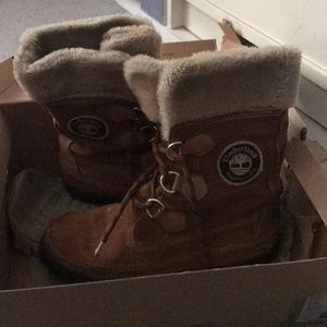 Warm Timberland boots