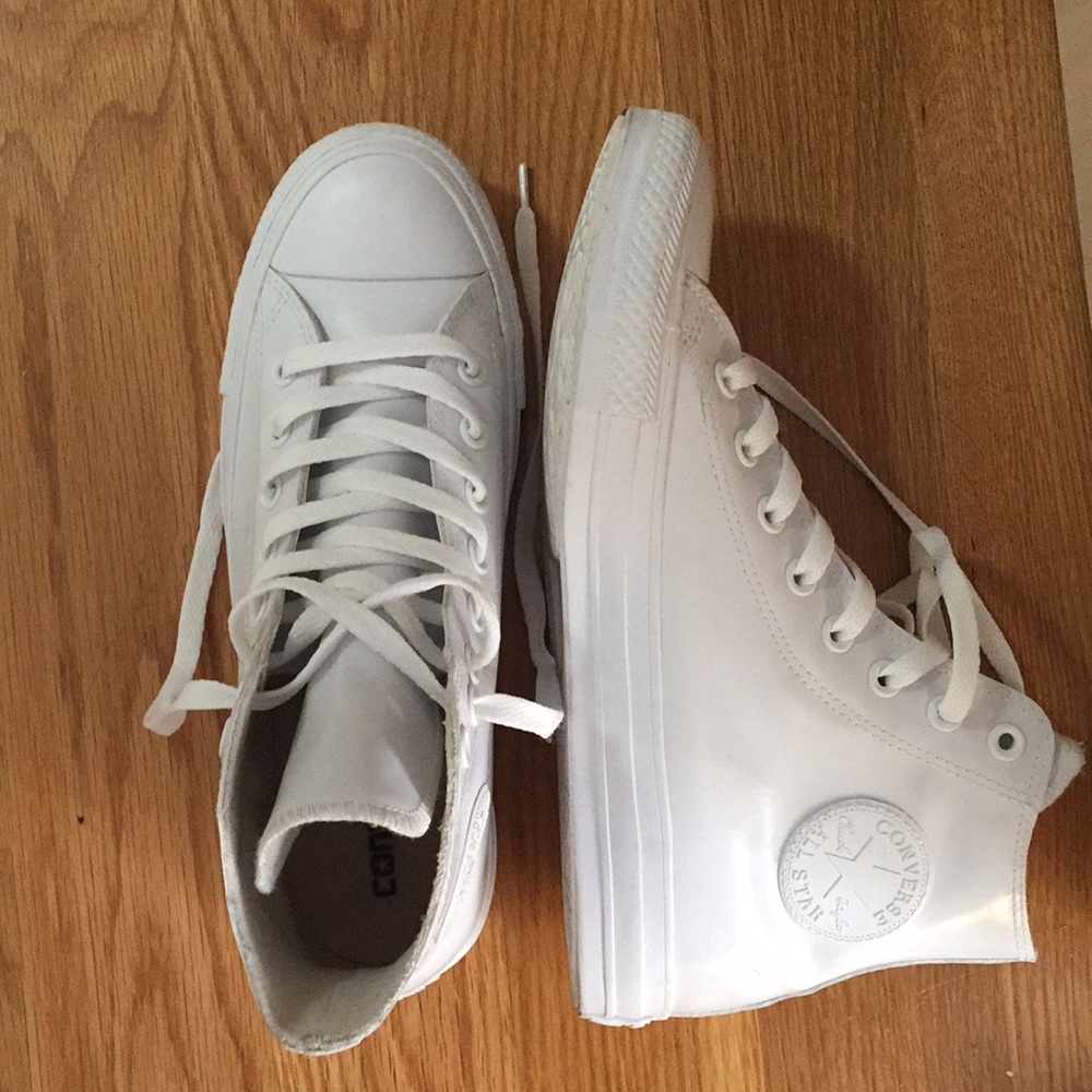 Chuck Taylor All Star Rubber White Sneakers