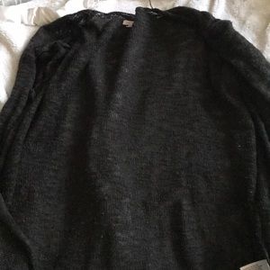 Knitted long cardigan