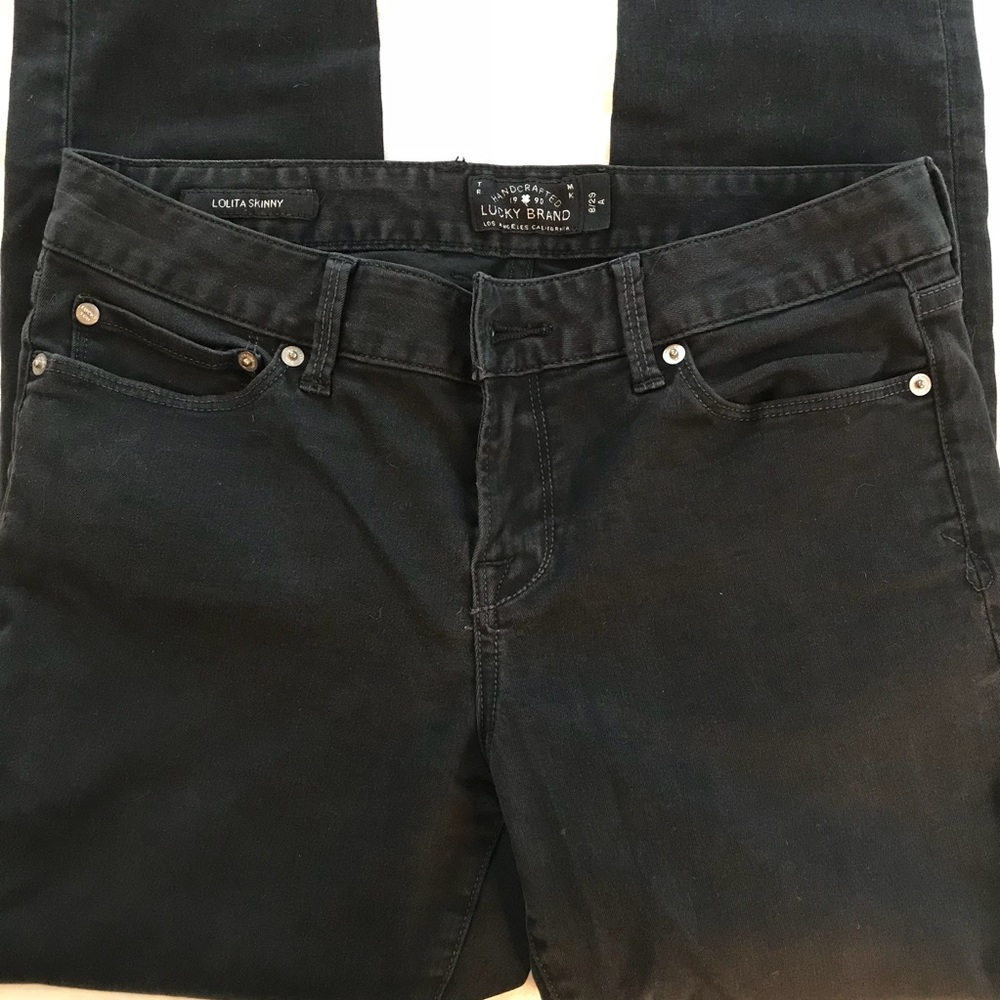 Lucky Brand Black Lolita Skinny Jeans 8/29