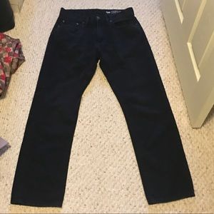 🙋‍♂️gap men's straight fit black jeans 🙋‍♂️29/30