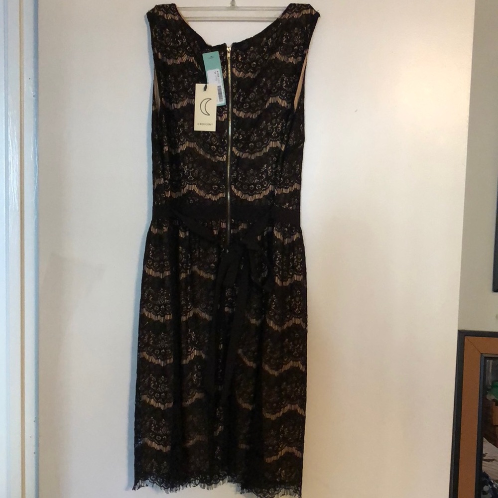 NWT Black Lace Cocktail Dress - Picture 2 of 2