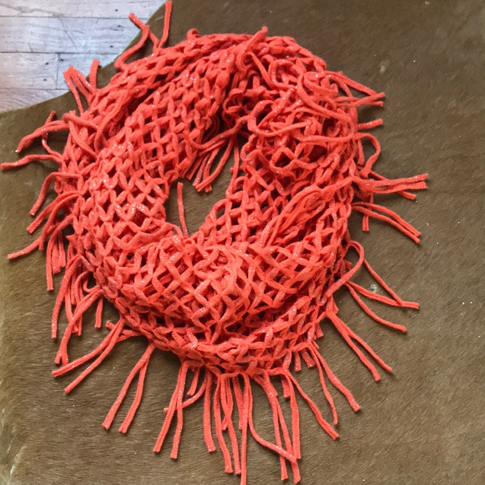 Orange Infinity Scarf