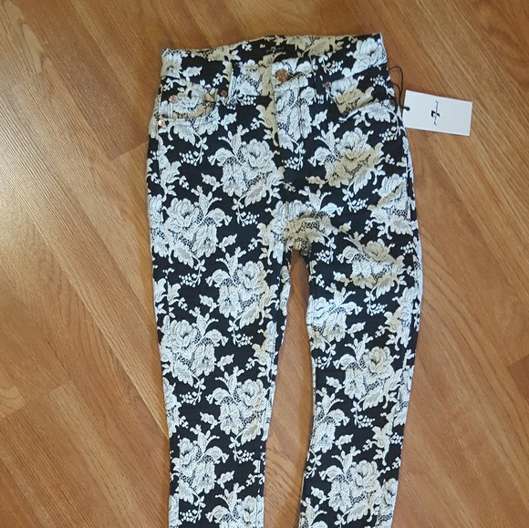 7FAM Floral pant - Picture 3 of 5
