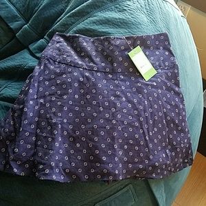 NWT Lilly Pulitzer Charleston Skirt in Bright Nav