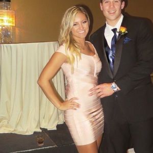 Bebe Bandage Mini Dress PInk SIZE S Price Drop!