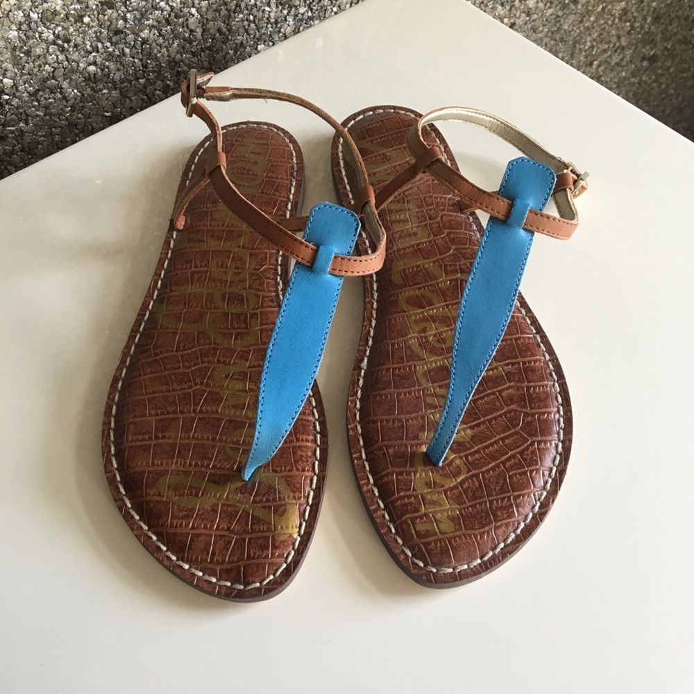 🆕 Sam Edelman Blue Gigi Sandals