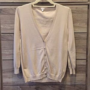 J. Crew jeweled button cardigan