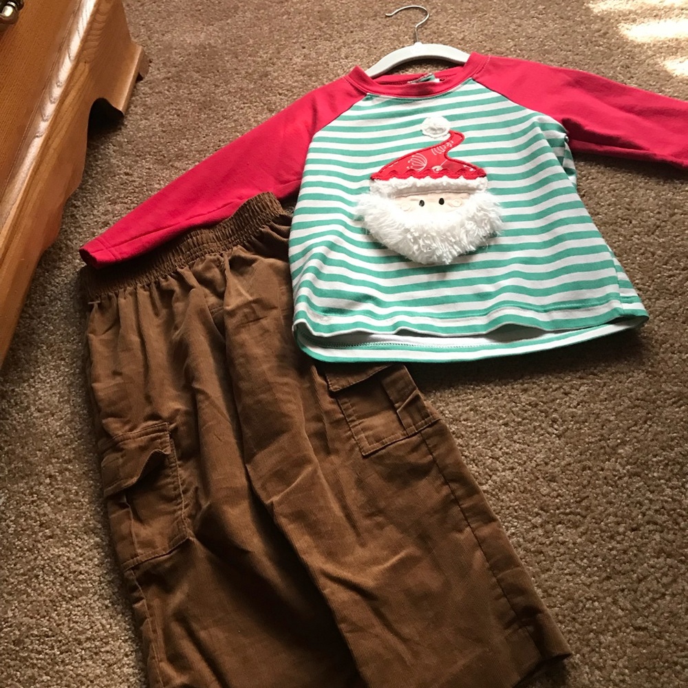 Boys n Berries, Christmas pants set, size 3T