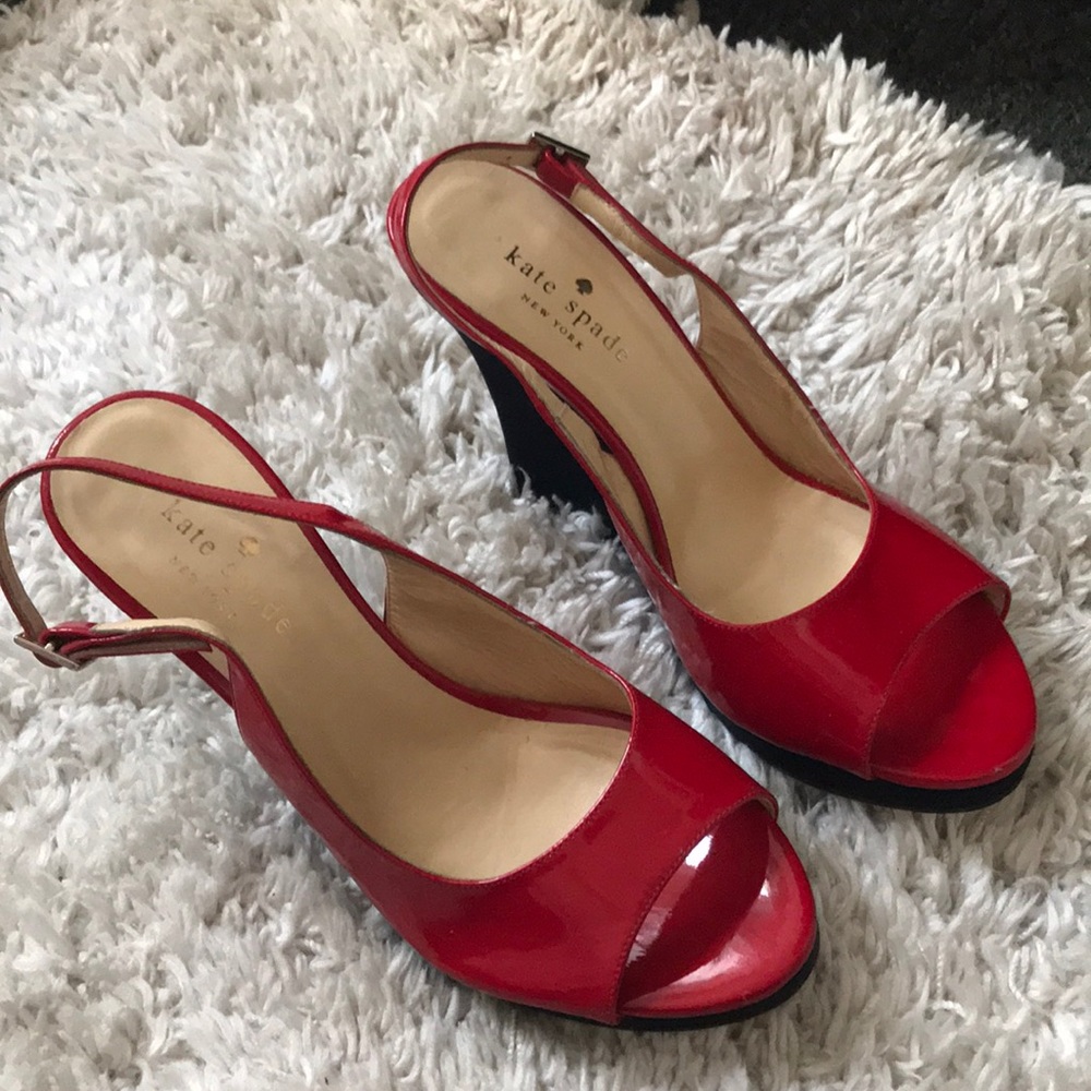 Kate Spade Sling Back Wedges