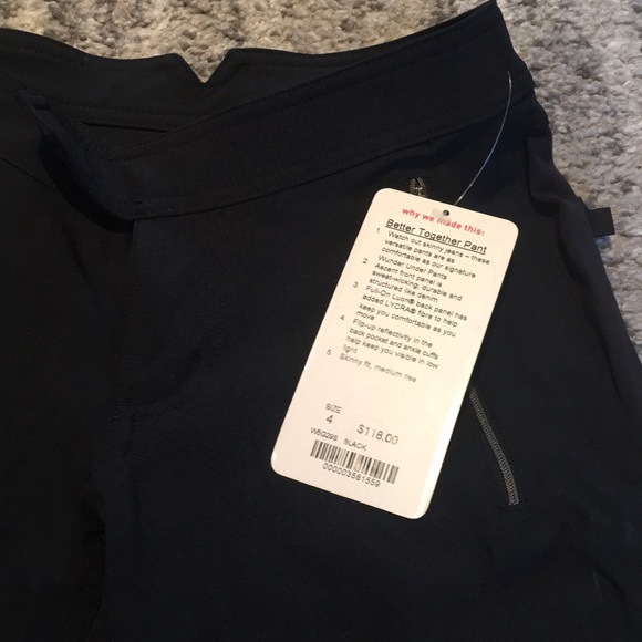Lululemon better together pant size 4 - Picture 4 of 4