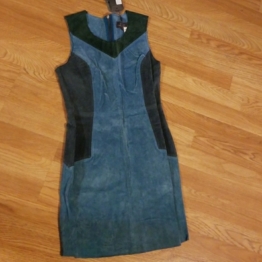 Patterson J. Kincaid suede dress