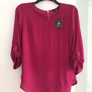 Magenta blouse