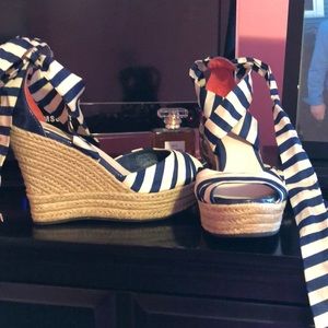UGG striped wedges