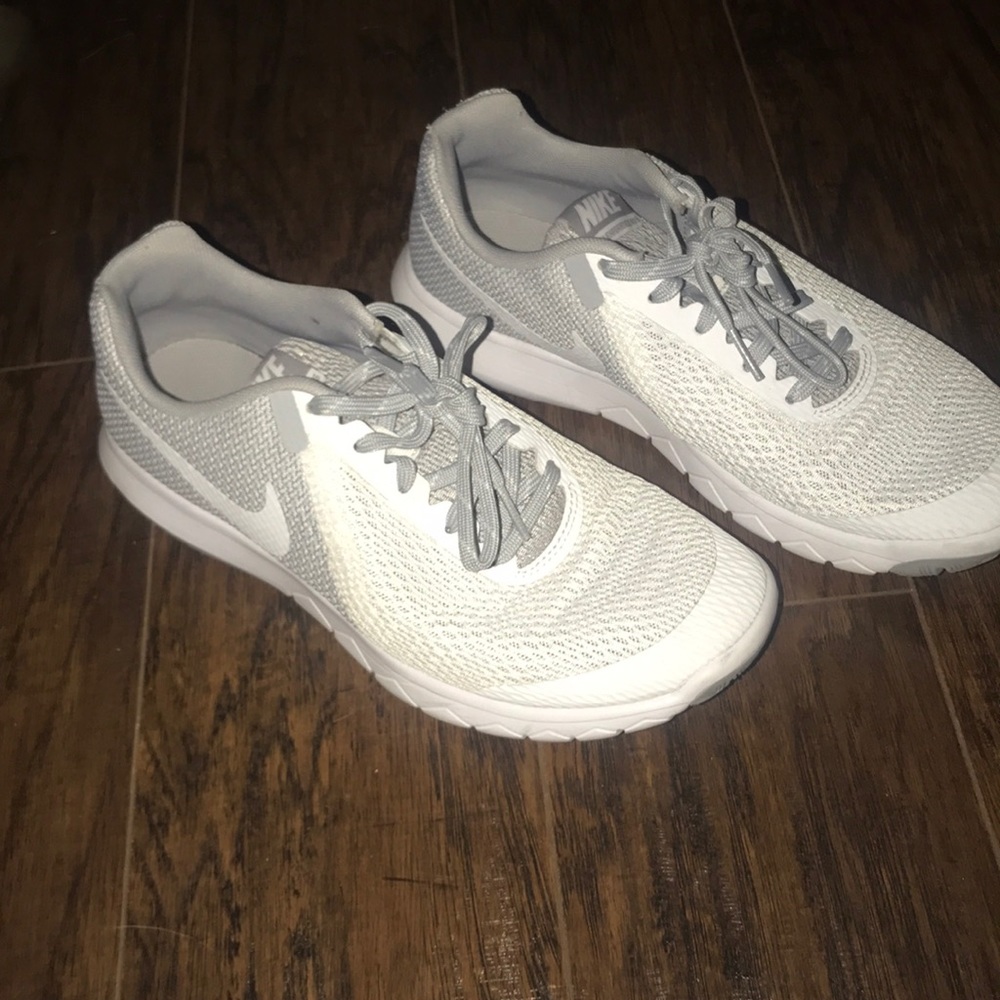 White Nike Tennis Shoes