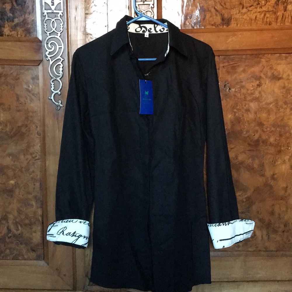 Middy n' Me  - Black Shirt NEW with tags