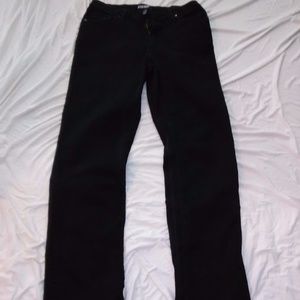 Women's Jeans Lee Riders Black Relax Fit Straight
