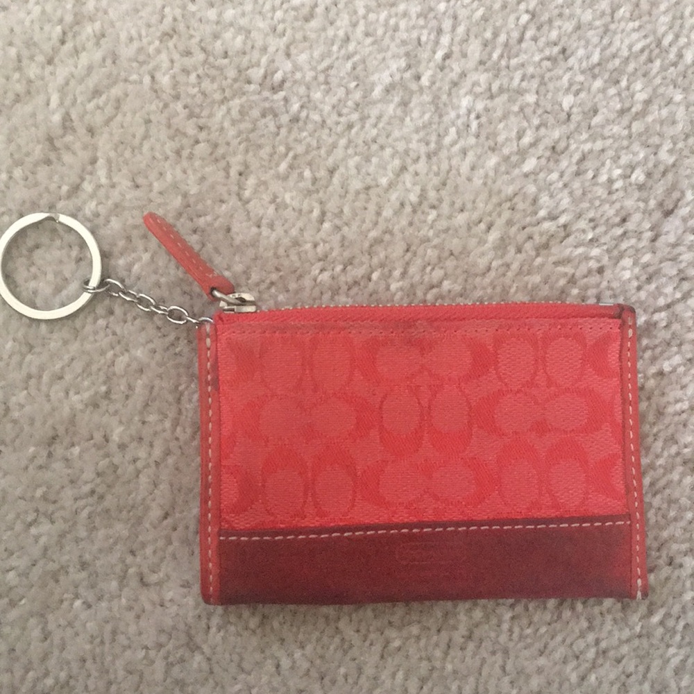 Coach keychain wallet