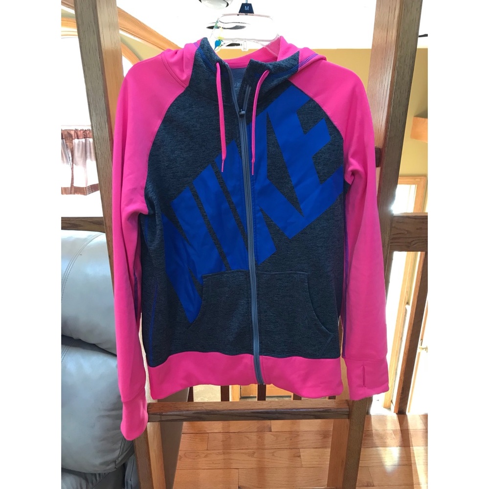 Vibrant Nike Zip up Hoodie