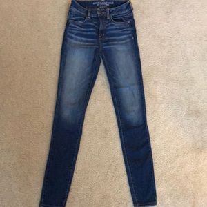 American Eagle super skinny high rise jegging