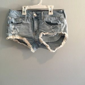 American Eagle Ripped jean shorts