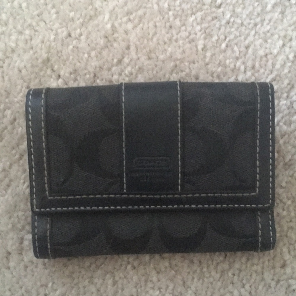 Black coach Wallet